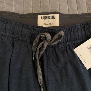 Linksoul Anza Lounge Pants - Men’s Sz L Navy Heather